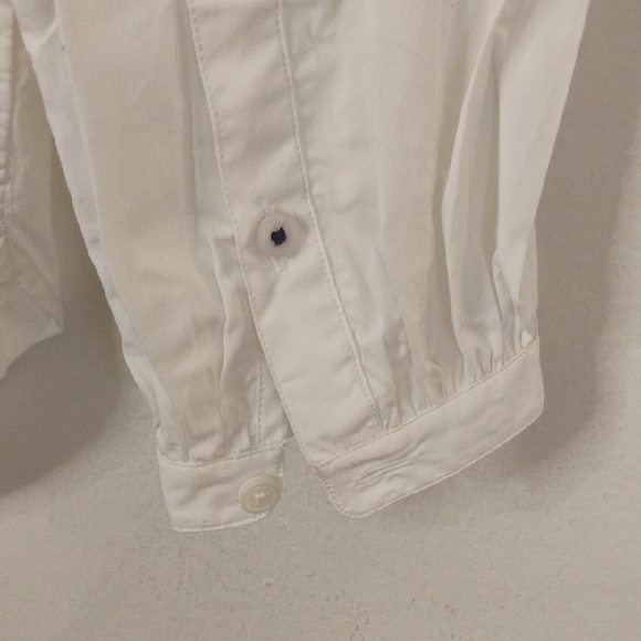 J. Crew Elegant White Button Down Blouse New With Tags Size 4 - Picture 6 of 7